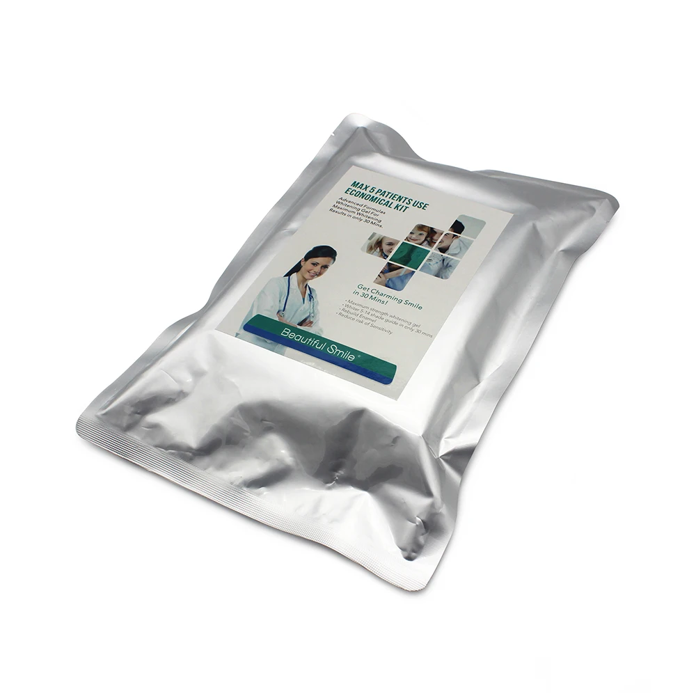 5 People Uses 25% HP Professional Teeth Whitening Gel Dual Barrel Syringe Kit