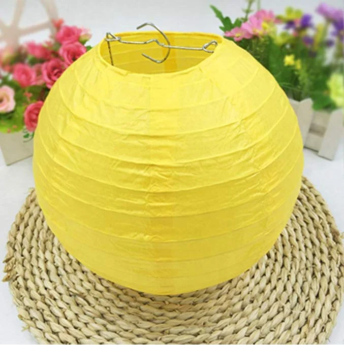 UMISS 16 Pcs Colorful Paper Lanterns (Size of 4, 6, 8, 10)  for Home , Outdoor Party, Wedding Decorations