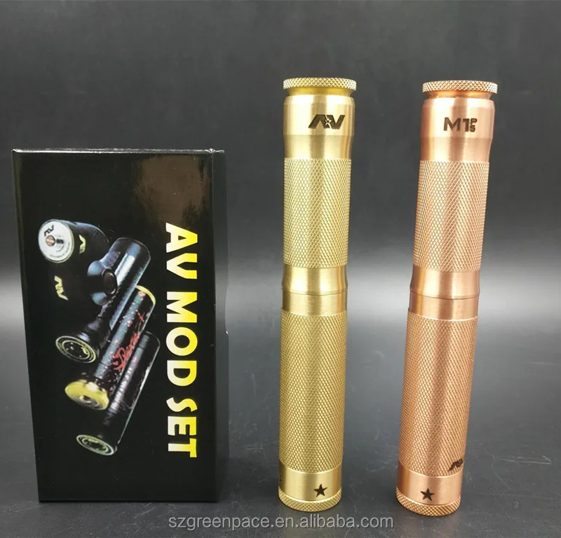2018 Лидер продаж, трубка мод avid lyfe, стиль Dimple Gyre mech mod, красочная медь, латунь, оптовая продажа