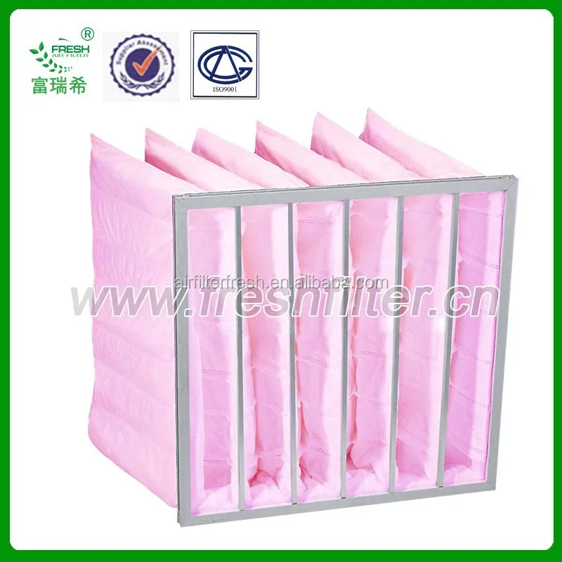Air conditioner filter medium efficiency pocket filter air dust filters bag