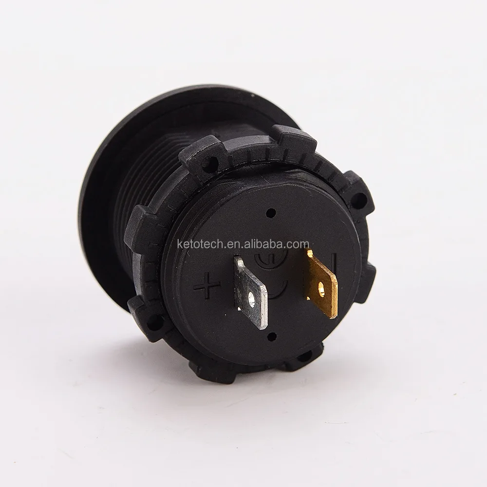 Car Auto Boat DC 12V LED light Digital Analog Voltage meter