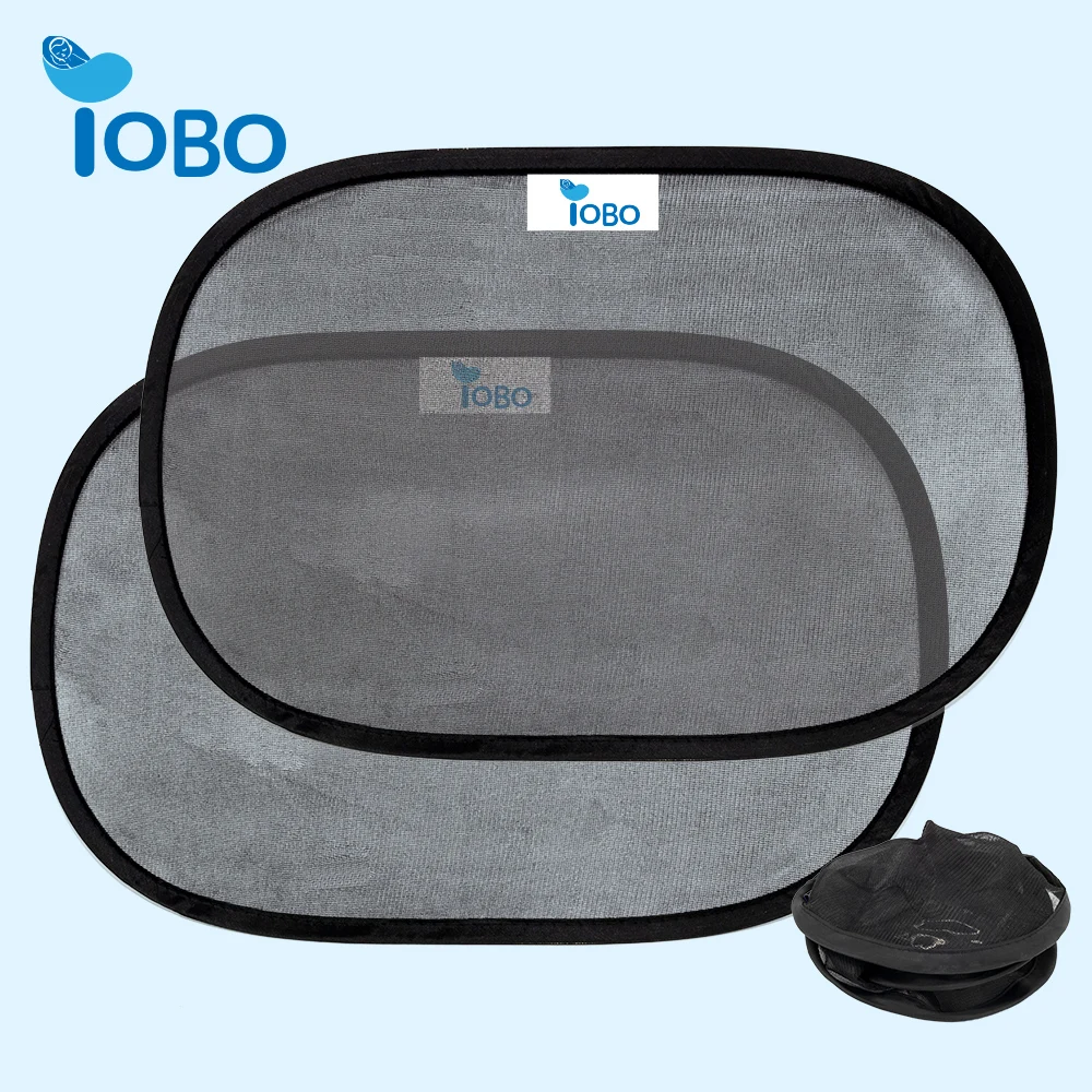 Newest nylon mesh car static cling sunshade car side window sunshade for baby protector