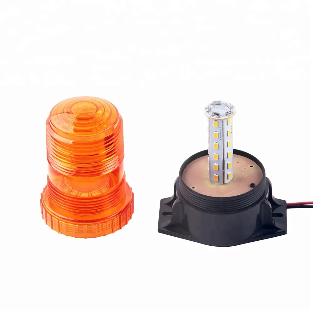 
Hodish 30 LED Amber 15W Emergency Warning Flashing Safety Strobe Beacon Light for Forklift Truck Tractor Golf Carts UTV Car Bus 