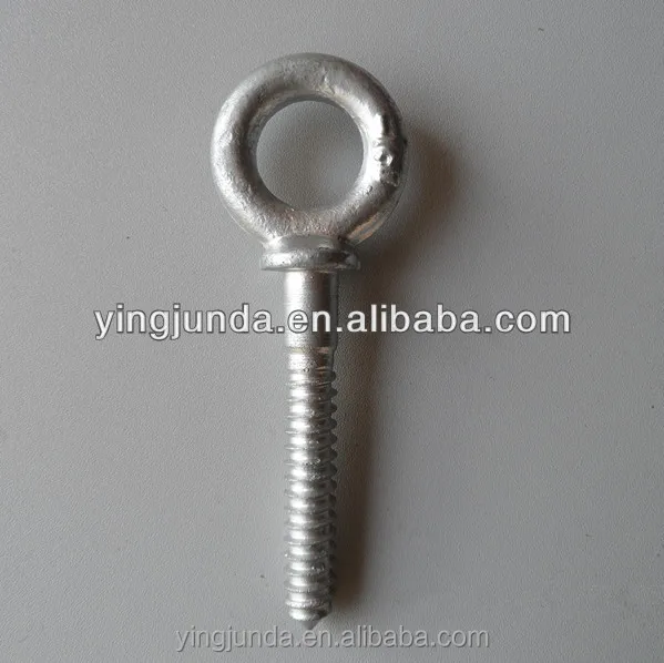 hanging eye bolt tow hook screw and eye bolts