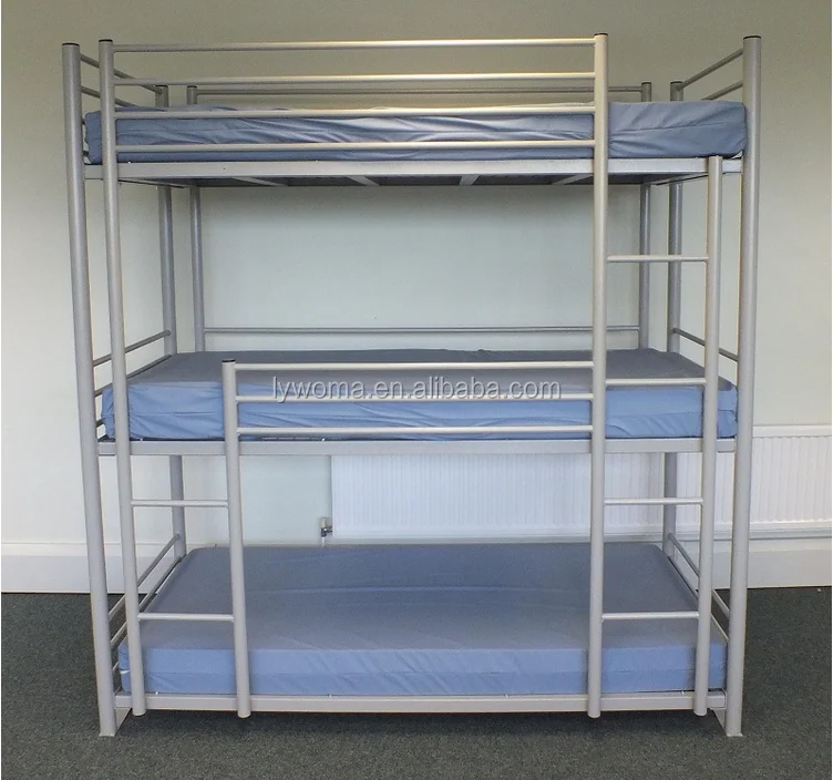 3 Person Bunk Bed,3 Tier Bunk Bed / 3 Sleeper Bunk Bed