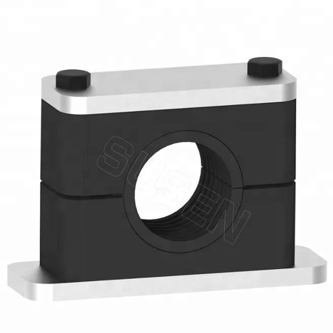 nylon square pipe/ tube clamp/25mm adjustable tube clamps
