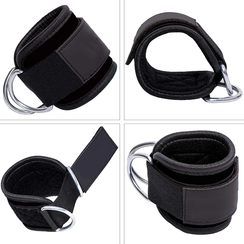 Protect Ankle Avoid Injuries Weight Lifting Workout or cable machines Gym Cable Ankle Straps