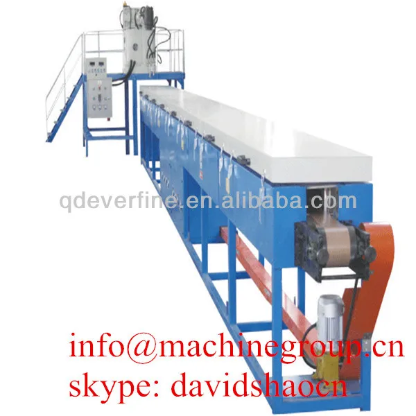 
silicone profile extruding and vulcanizing line 