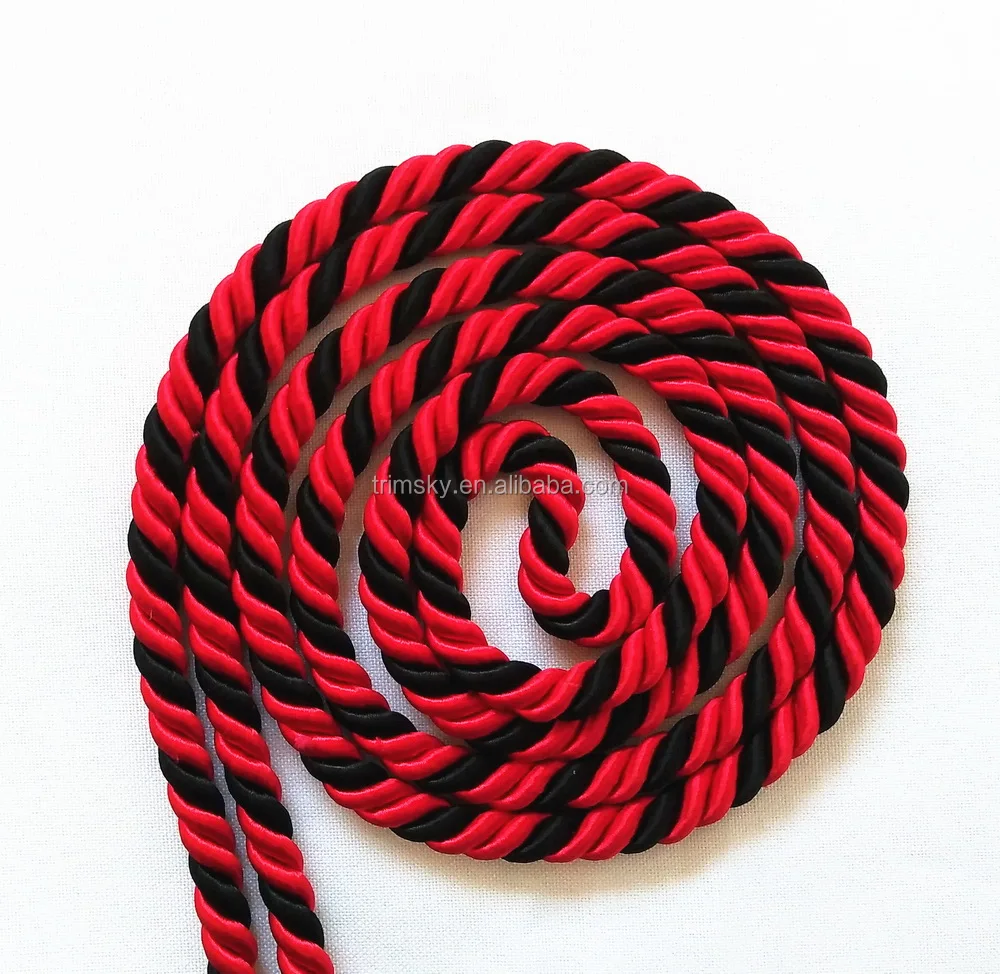 Decorative Cord Cotton Rope / Polyester Rope / Rayon Rope with 2 Color