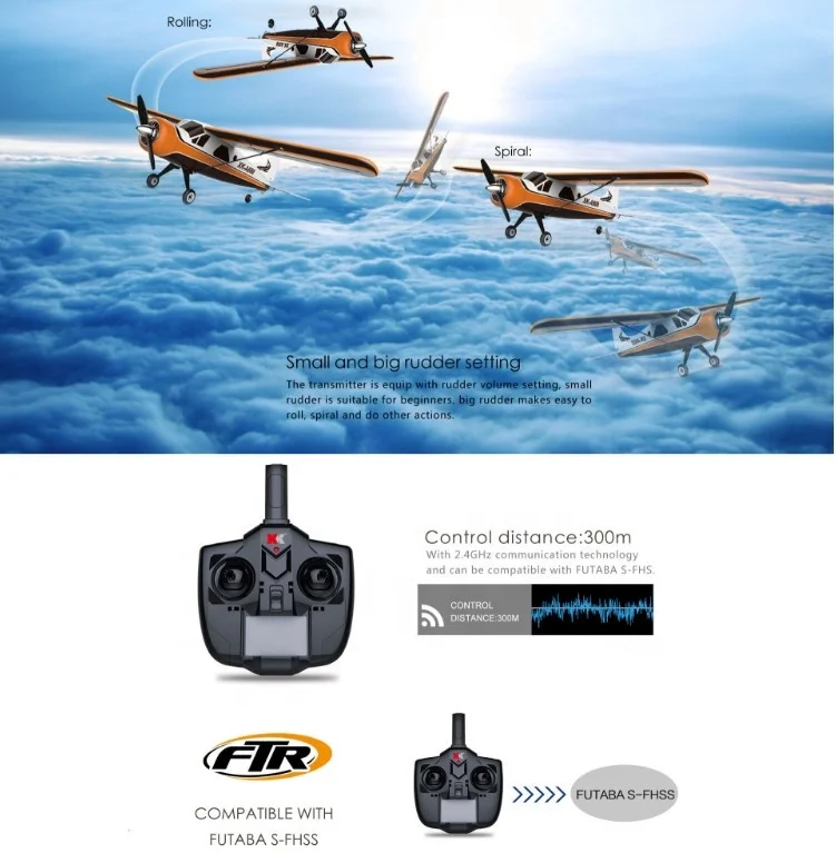 
Amazon Hot Selling 2.4G 5CH RC plane Glider Outdoor Aircraft 