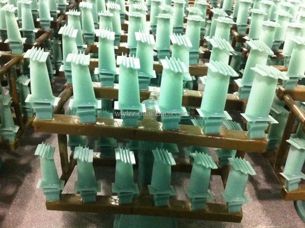 Вложение вакуумное литье турбинное лезвие Superalloy используемое для локомотивного турбо