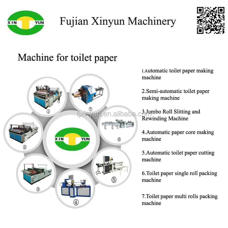 Advance technology toilet paper making machine production line