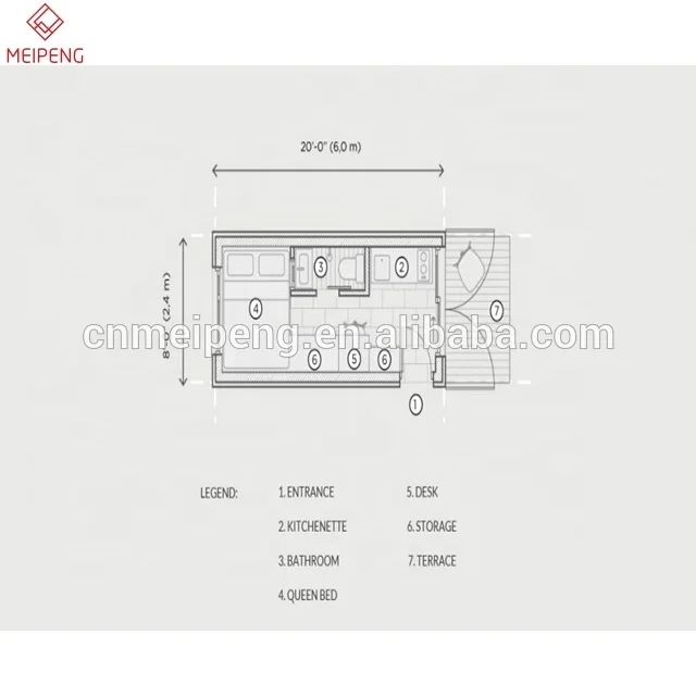 Контейнерный дом сборные современные дома контейнер для кофе бара ресторана и паба
