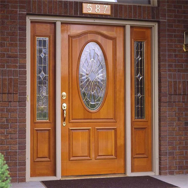 solid wood front main door carving designs for homes indian teak wood price