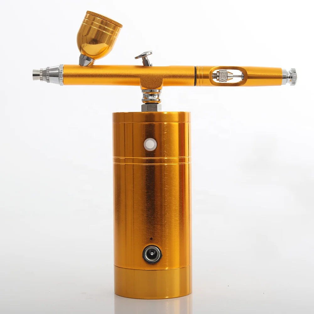 Беспроводной Перезаряжаемый бесшовный Аэрограф, компрессор с батареей для парикмахера, макияжа, ногтей, красоты, ухода за кожей и т. д.