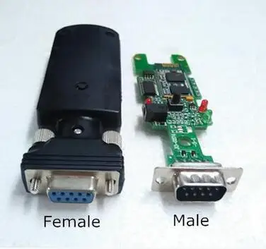 Wireless Data Transfer BLE5.0 RS232 Bluetooth Adapter with DB9 Pin Male/Female Serial Port Class 2