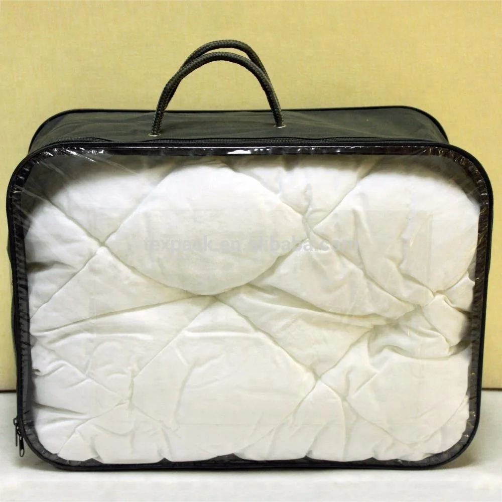PVC Plastic Type and Accept Custom Order Wire Steel Non Woven Quilt Bag Duvet Bag