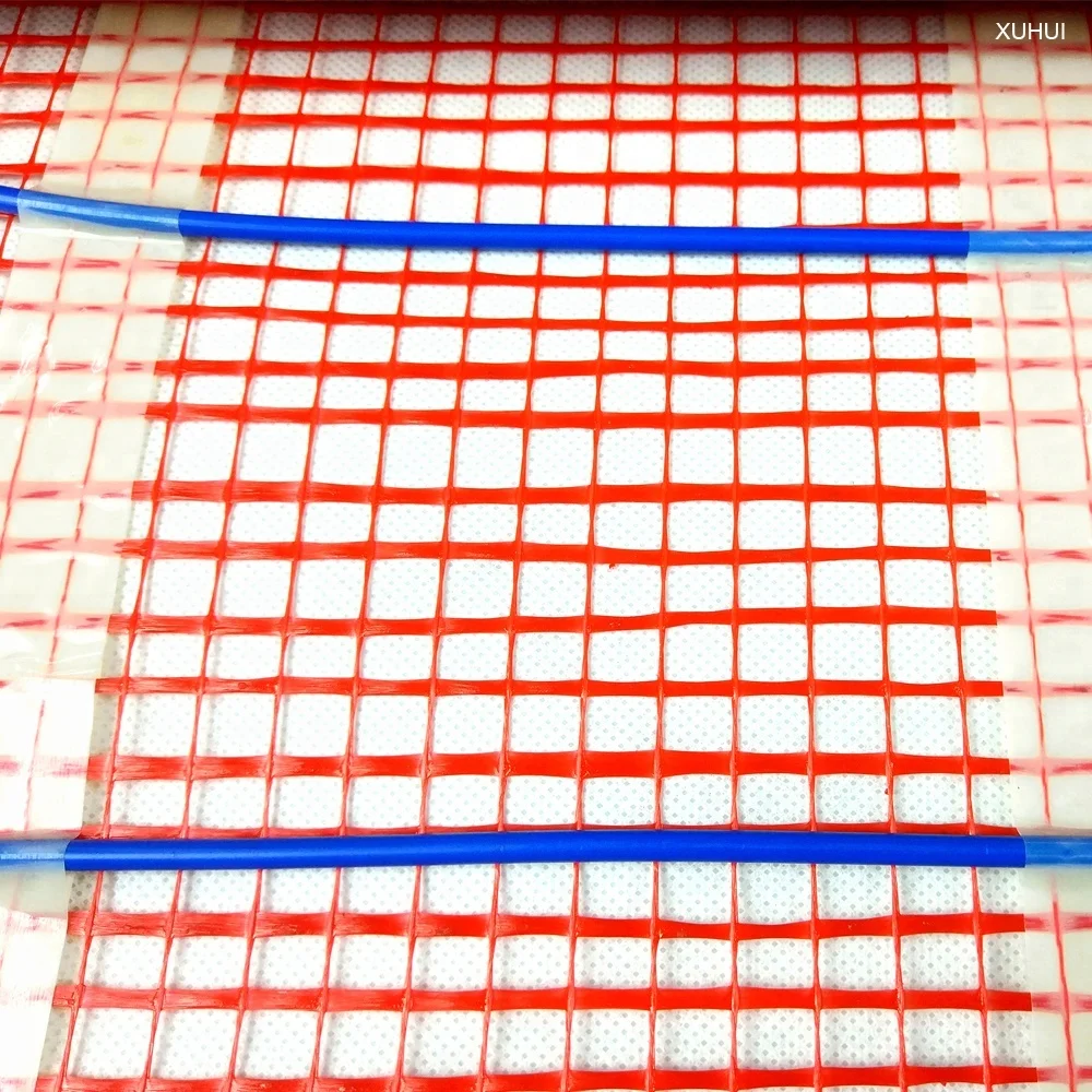 European 2023 best-selling Red mat blue cable household floor warming heating mat for with thermostat