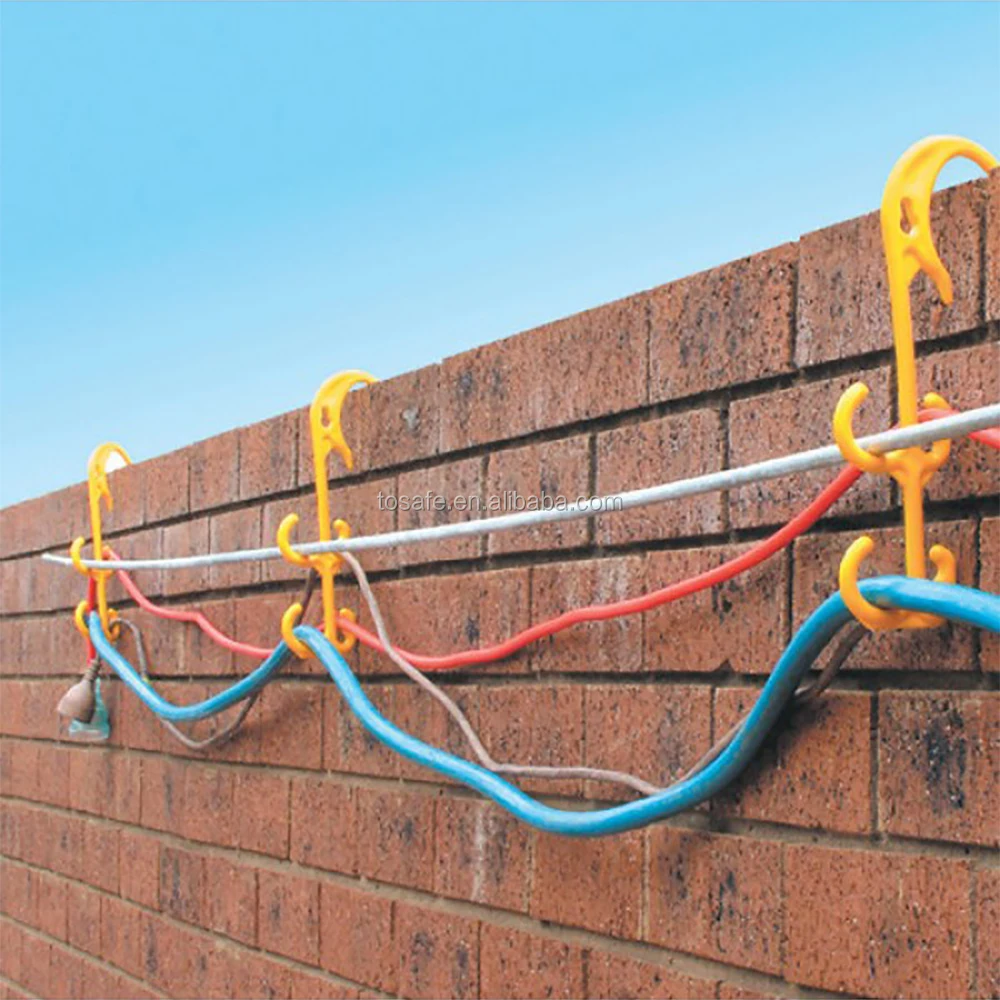 Fluorescent Color Electrical Plastic Lead Hook