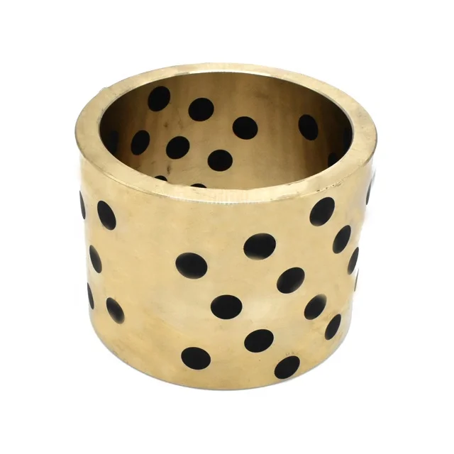 graphite inlaid oiles bearing, bronze guide bearing,500 sliding oilless bearing