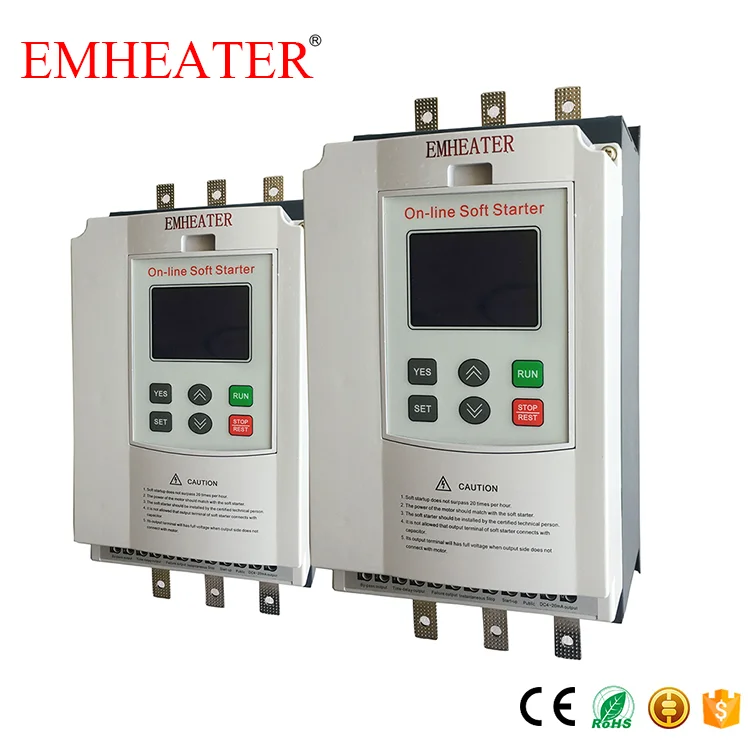 EMHEATER 90KW 125Hp  220V 230V Input  Motor Soft Starter for water Pump air compressor