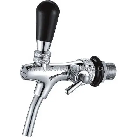 Luxury chromed Flow control Beer tap