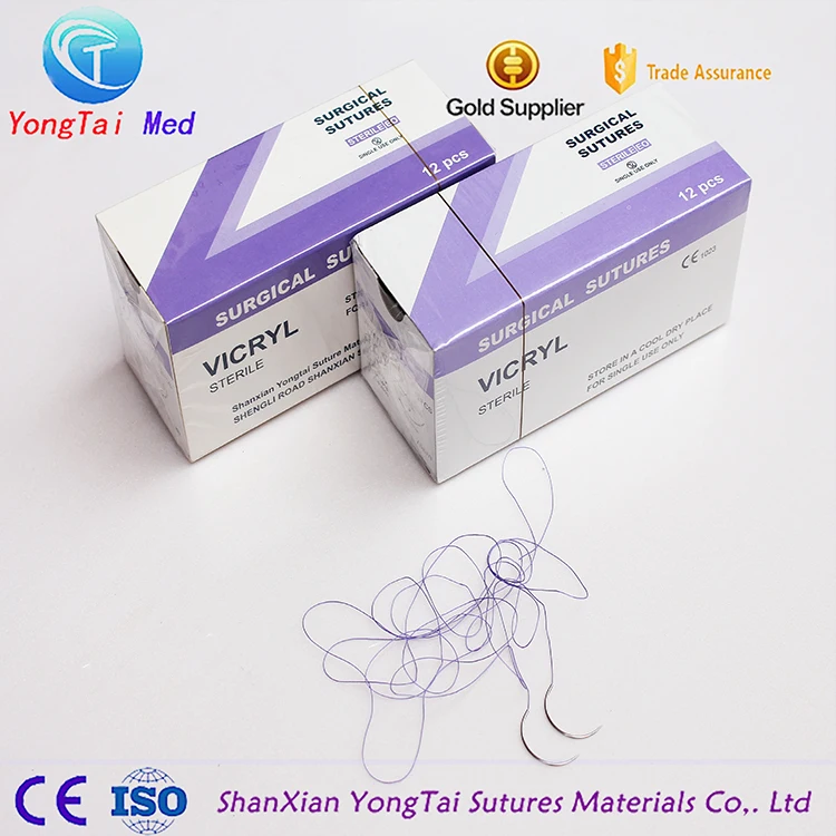
Brand new surgical suture equipment sterile suture pack with high quality 