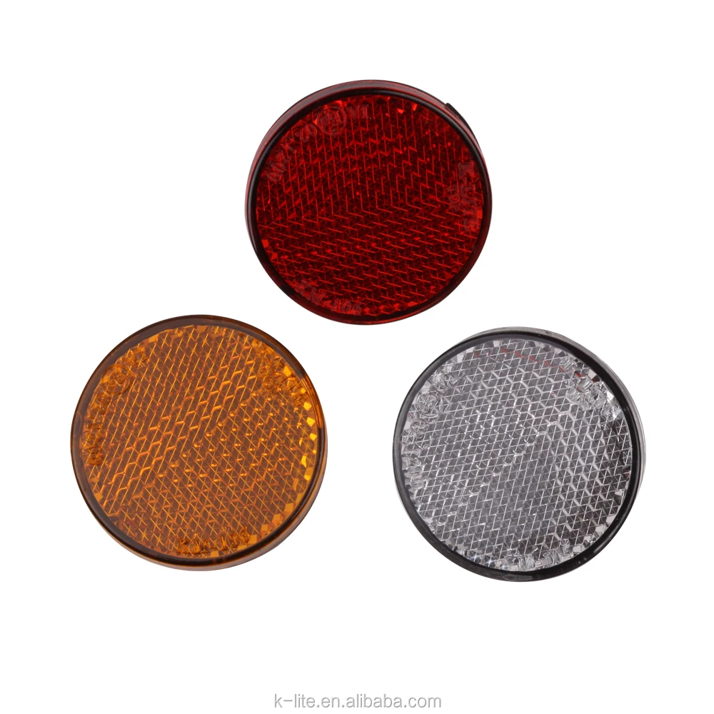 Motorcycle reflectors with E-MARK