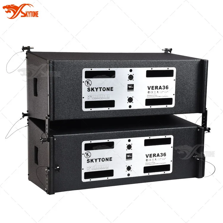 outdoor big event line array sound system dual 12 inch line array pa speaker