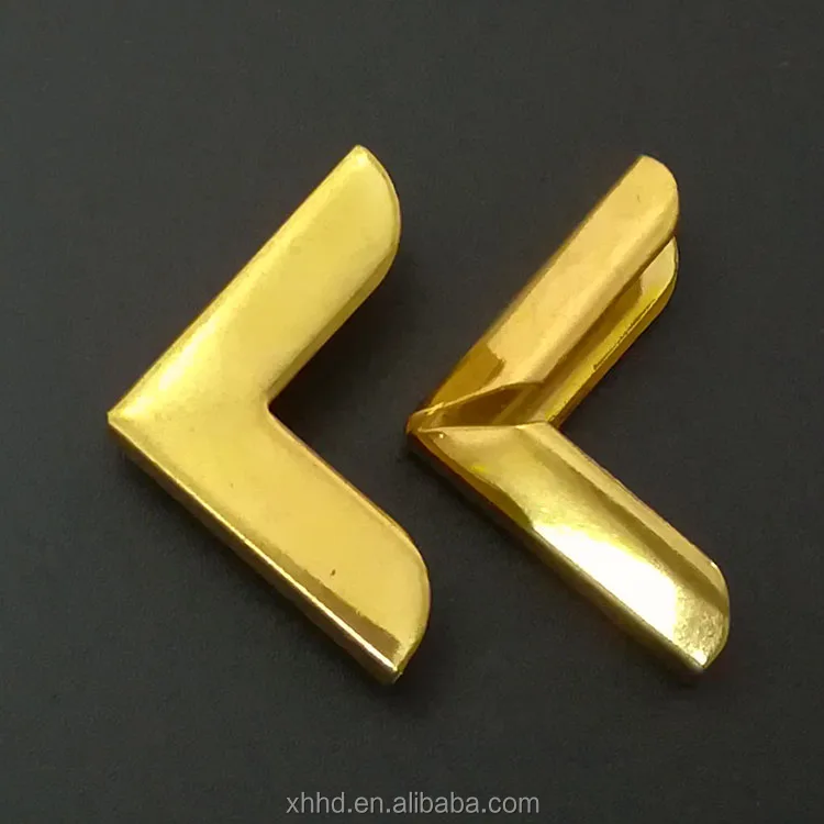 Factory supply antique bronze decorative metal corner for photo frame book handbag box