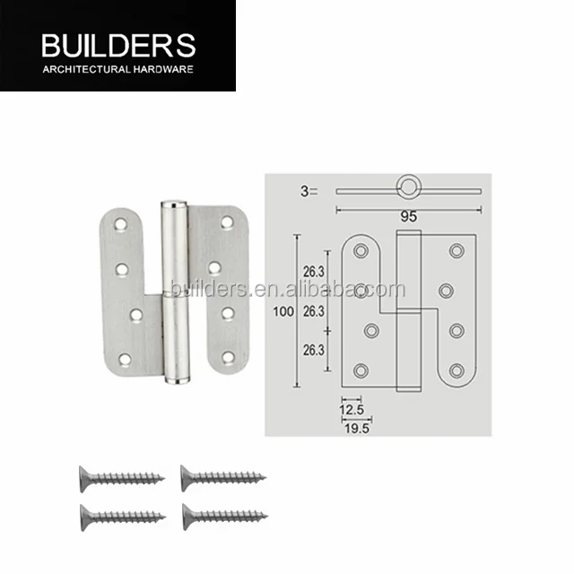 Contemporary Style Stainless Steel  With Plastic Underbase Hollow Lever Door Handle