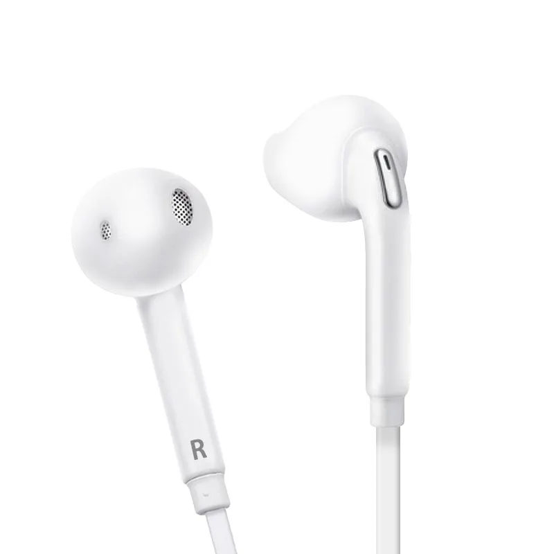 Hifi 120cm handsfree wired in-ear earphone high quality logo customized 3.5mm in ear earbuds headphone for samsung s6