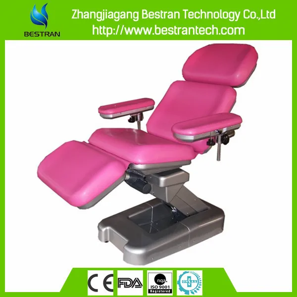 Chinese BT-DN007 manual blood collection chair medical phlebotomy chair blood donor beds