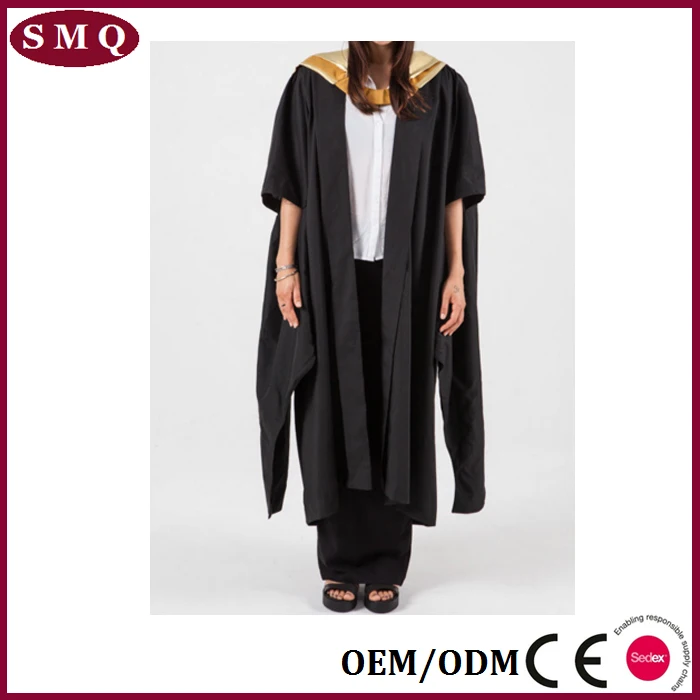 Customized Uk Cambridge Style Graduation Gown