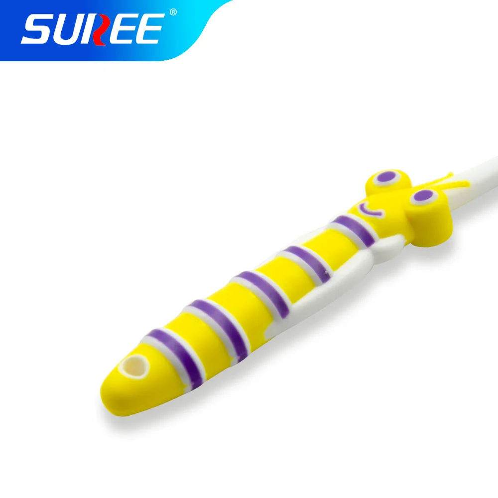 BANNER Premium Kids Ultra Fine Soft Bristle Toothbrush Baby Little Bee Carton Animal Children Tooth Brush With Plastic Box