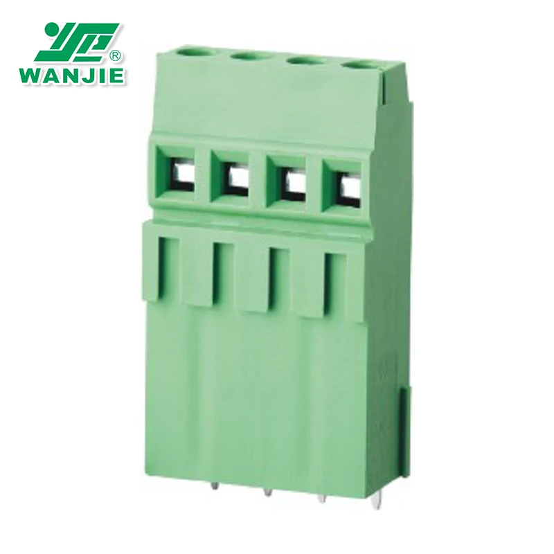 300V 15A Wanjie 5.0mm 5.08mm PCB Screw terminal block WJE3K500/WJE3K508