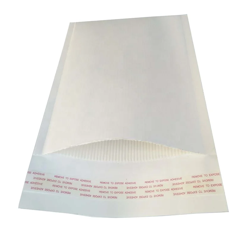 Biodegradable&compostable  Mailer 100% Paper surface  kraft Paper inner Padded  Corrugated  Surf Paper Rigid  Envelope