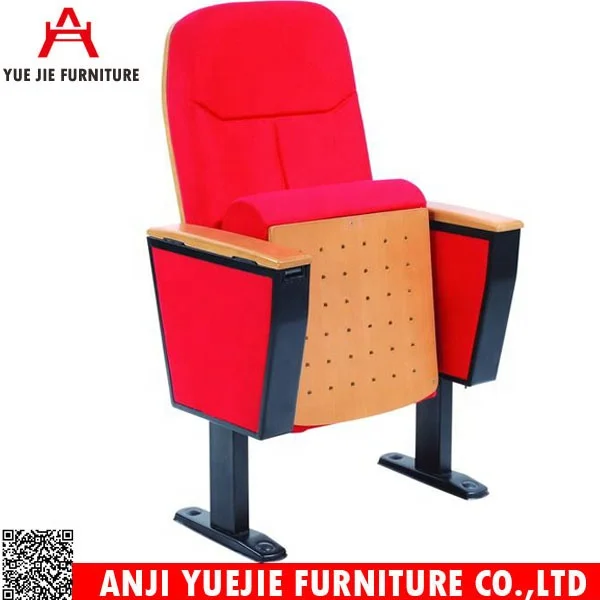Foldable Auditorium Chair With Writing Pad