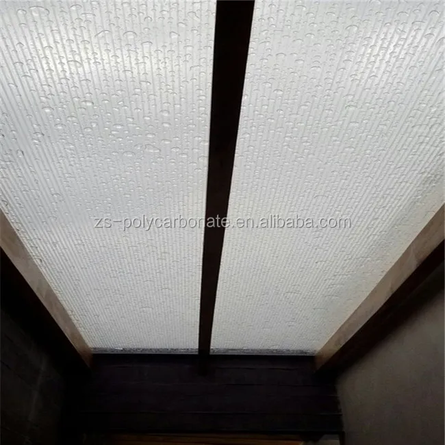 Crstial Clear Transparent 8mm Polycarbonate sheet for skylight roofing