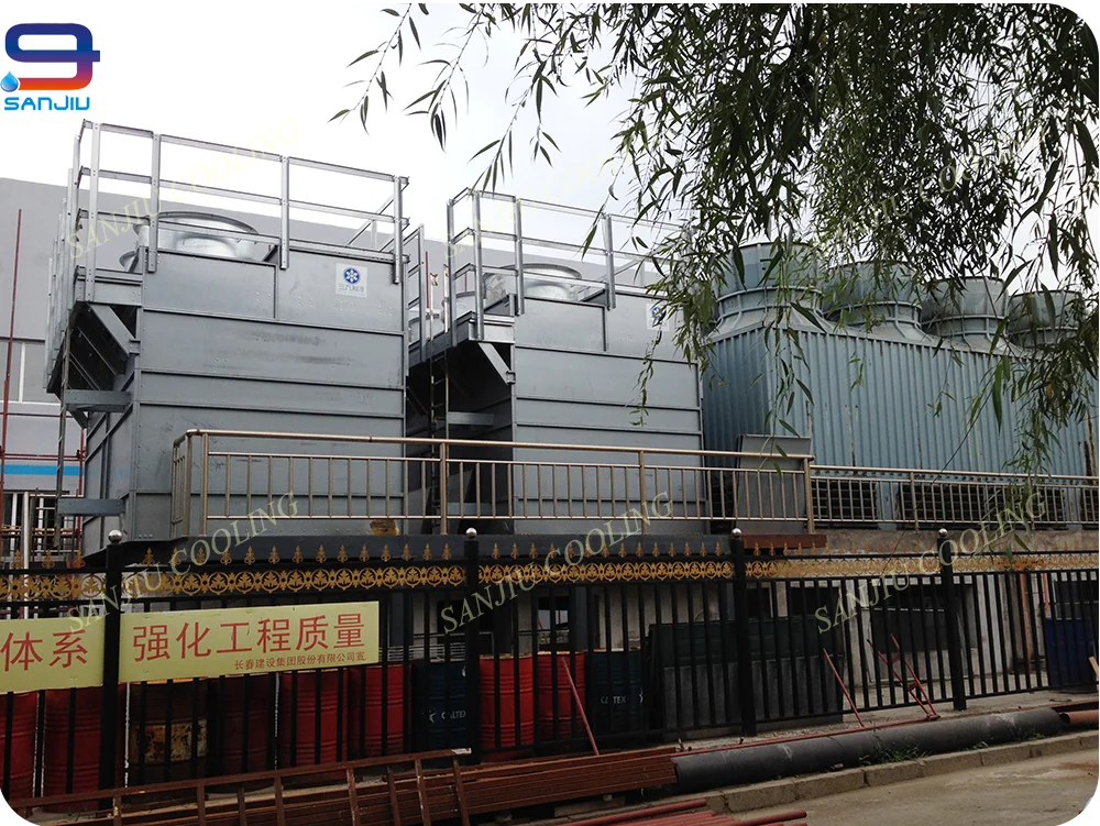 250 Ton Closed Circuit Cross Flow GHM-250 Superdyma Water Cooling Tower manufacturer