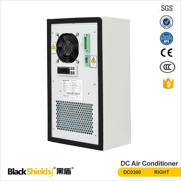 BlackShields manufacturers DC 48V 300W small outdoor telecom cabinet type rittal cabinet air conditioner price
