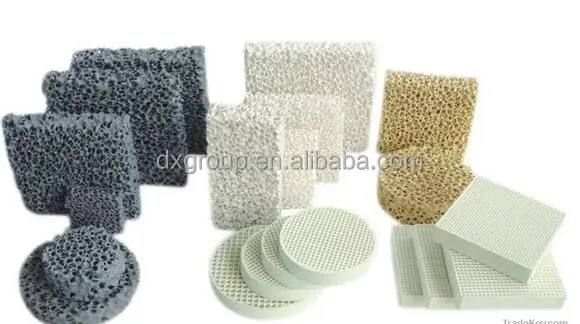 Silicon Carbide SIC Ceramic Foam filter for metal industry