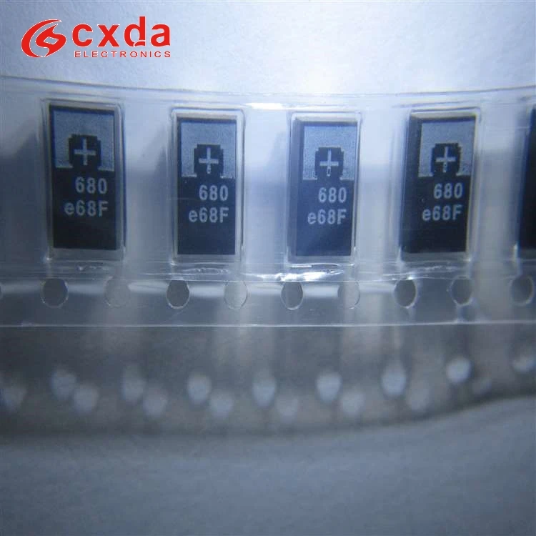 Конденсатор танталовые Твердые электронные компоненты 2R5TPF680M6L