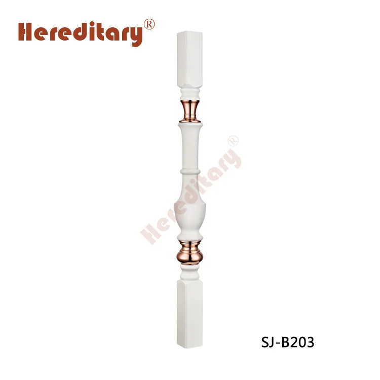 Outdoor step stairs wood baluster cast iron baluster grill design for balcony