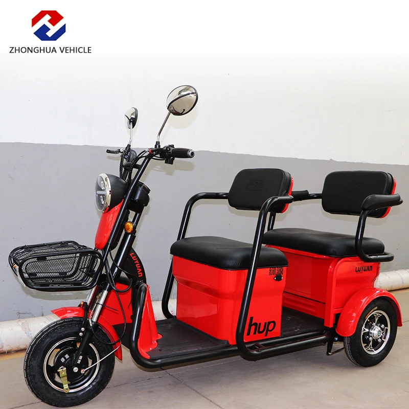 powerful electric 3 wheel scooter tricycle for adult use for cargo and passengers