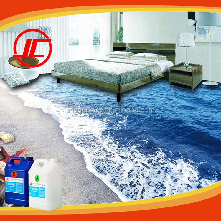 Heat Resistant High Temperature Resistant Epoxy Resin For 3D Flooring Coat, Kitchen 3D Floor Coating