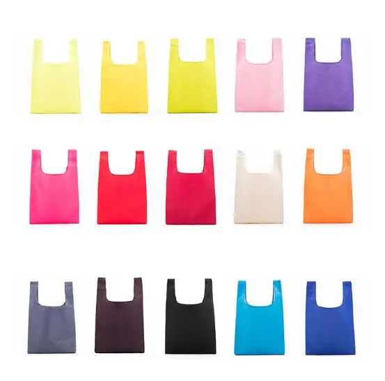 Custom bag hot sale 190T polyester tote bag 210D folding shopping bag