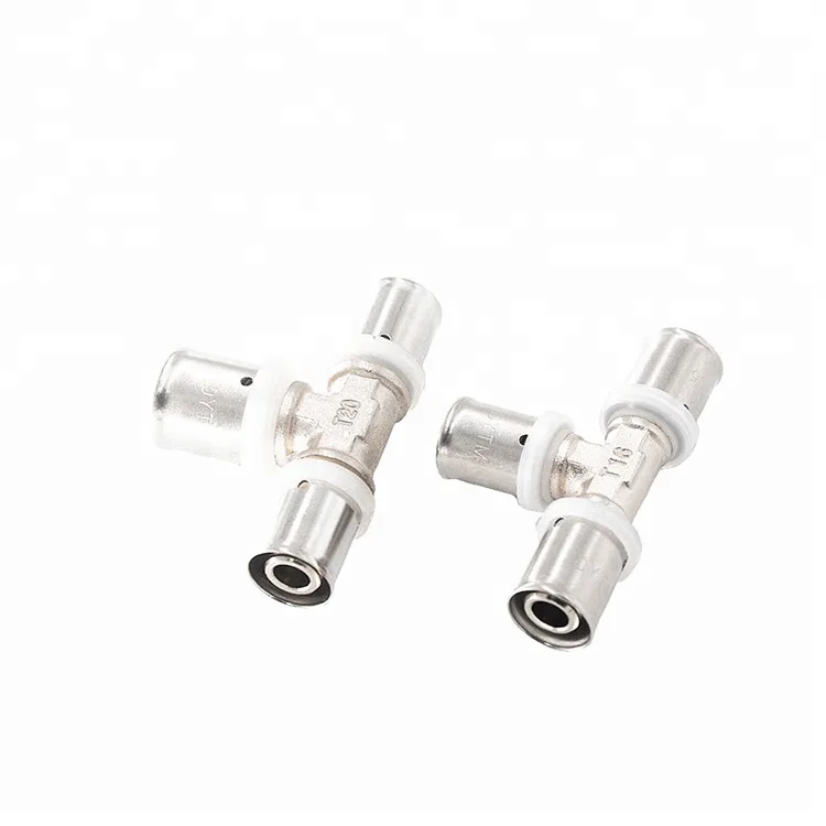 China manufacturer Brass copper press fittings for pex pipe