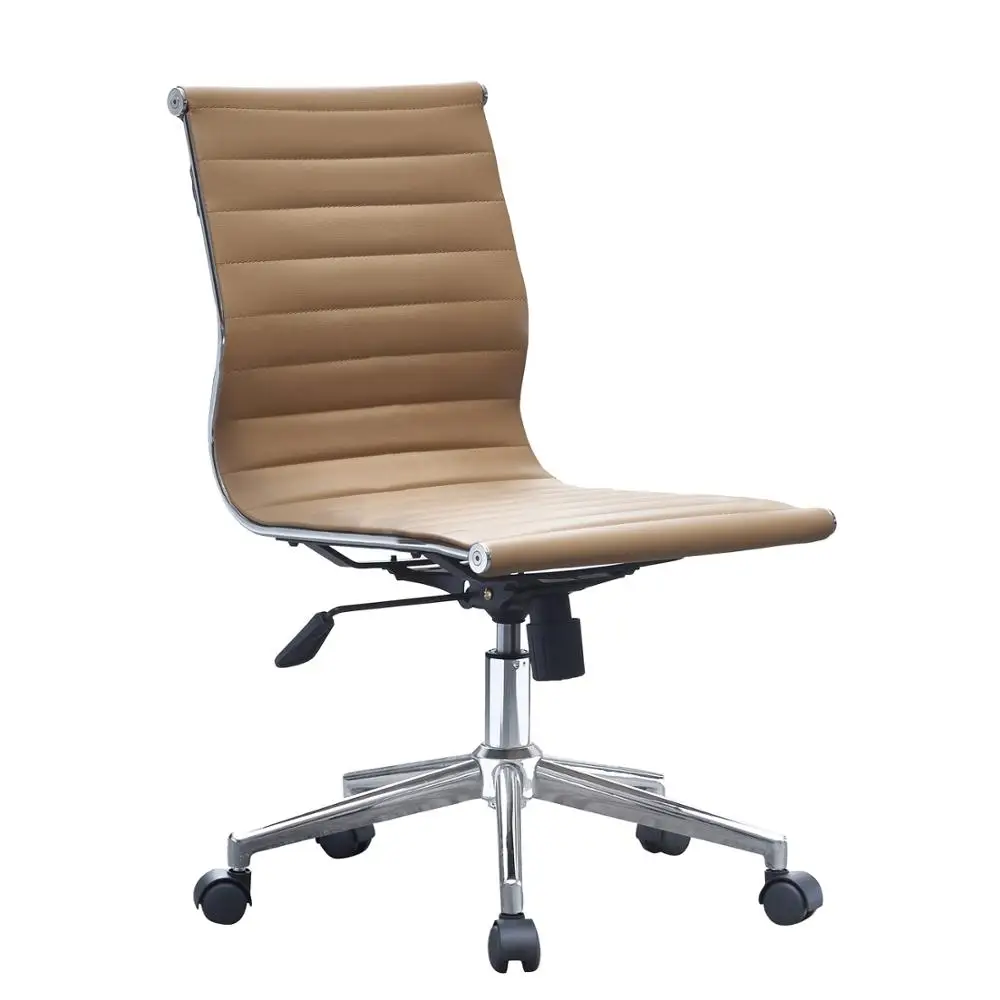 modern office chair office armless comfortable soft leather elegant high end office chair