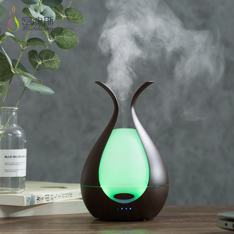 high quality Aroma beauty products wood grain ultrasonic essential oil aroma diffuser air purifier and humidifier